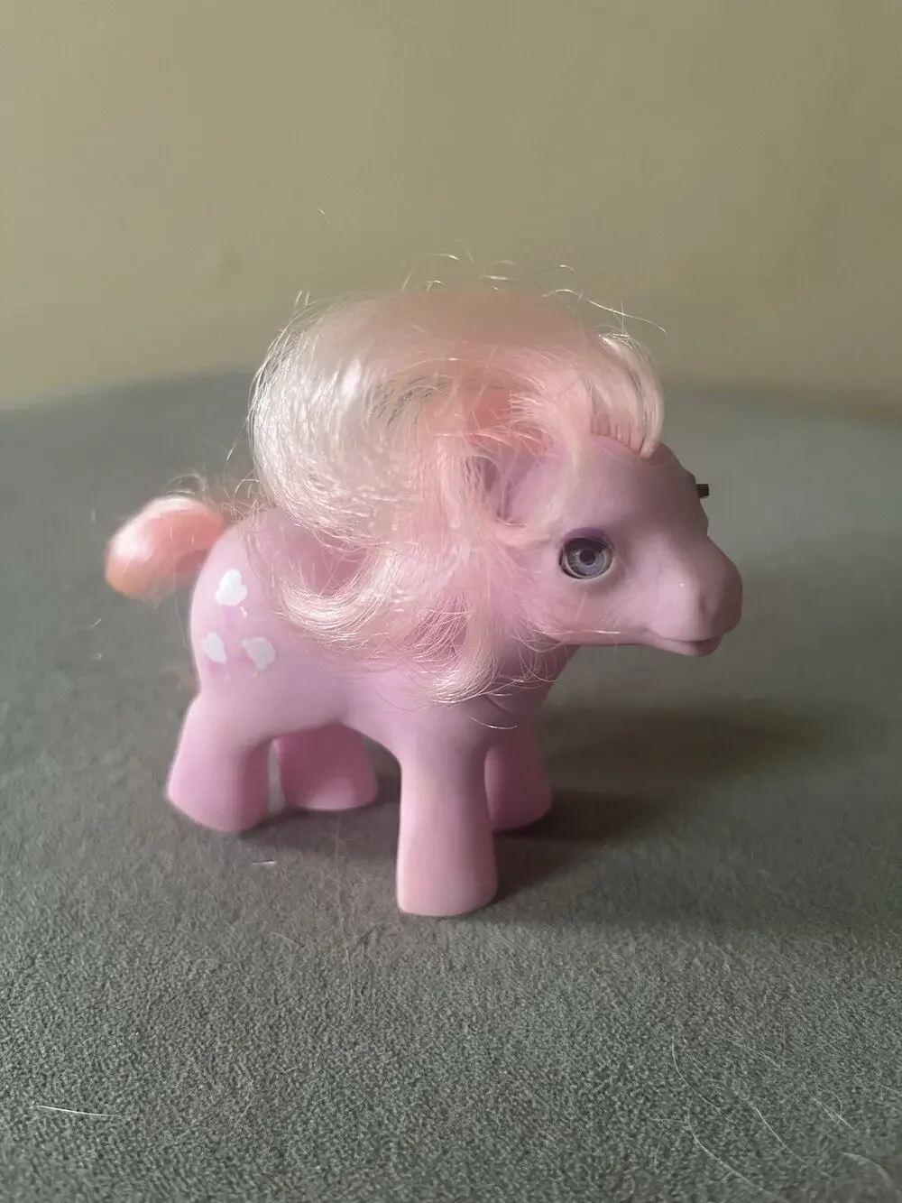 Vintage 1980s G1 My Little Pony Baby Lickety-Split With Beddy-Bye-Eyes